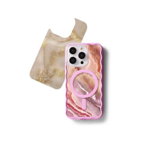 Print Pack iPhone 17 Pro Blush Pink Marble Pink