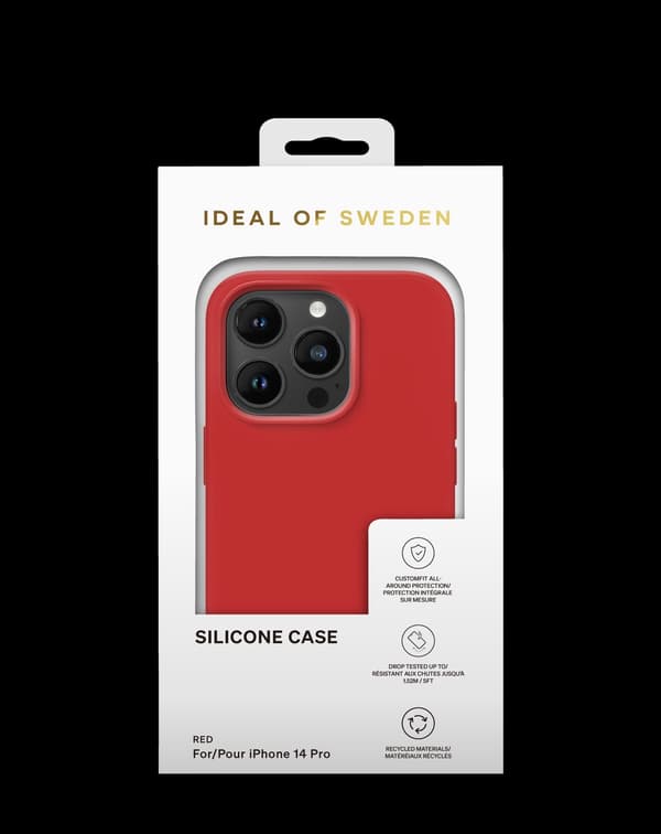 Silicone Case iPhone 14 Pro Red Red