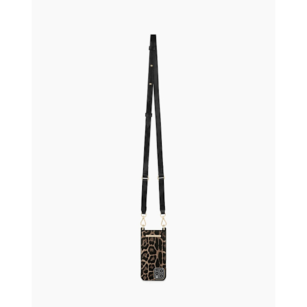 Atelier Necklace iPhone 12 Mini Midnight Leopard Black