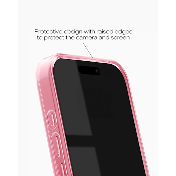 Clear Case iPhone 16 Pro Max Cherry Lacquer Röd
