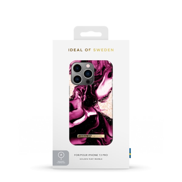 Printed Case MagSafe 13 Pro Golden Ruby Fashion Case MagSafe 13 PRO Golden R