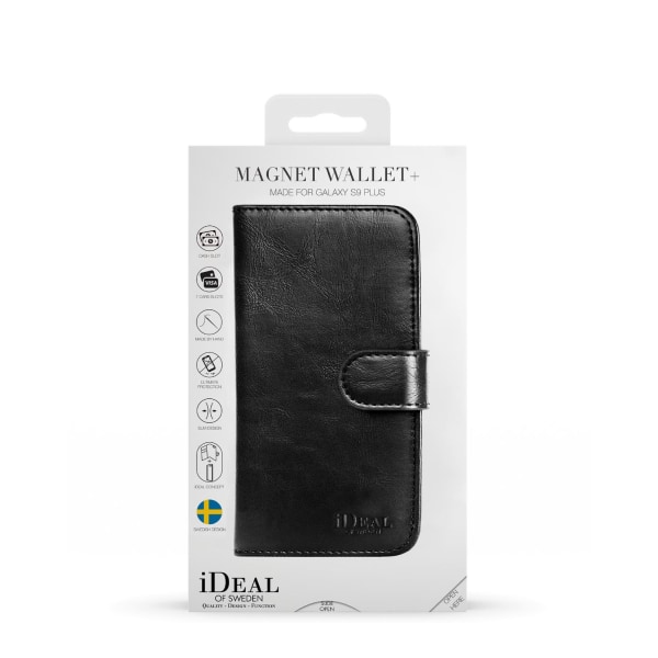Magnet Wallet+ Galaxy S9 Plus Black