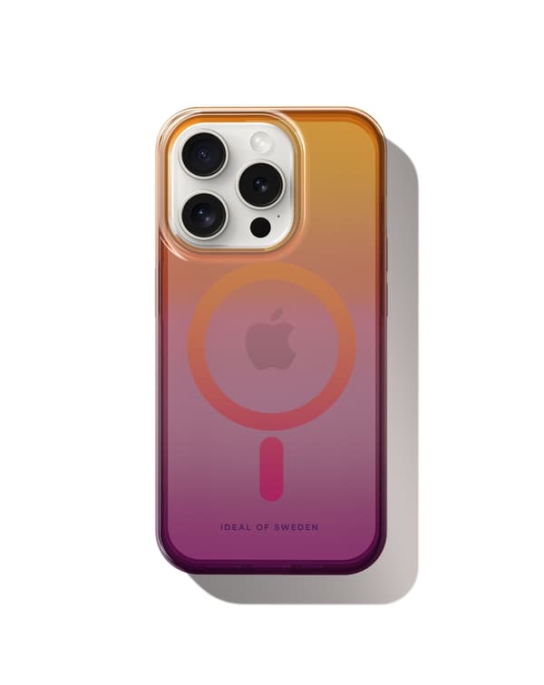 Clear Case MagSafe iPhone 15 Pro Vibrant Ombre multifärg