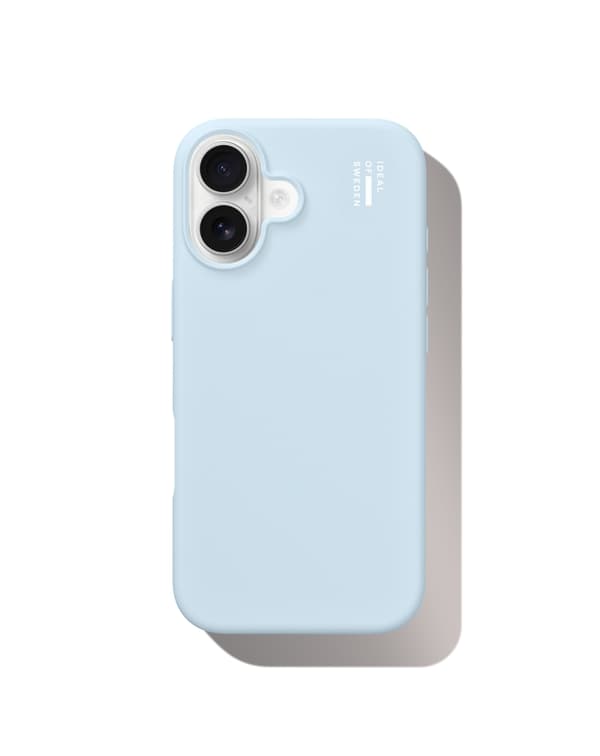 Silicone Case MagSafe iPhone 16 Light Blue