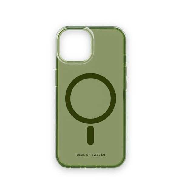 Clear Case MagSafe iPhone 13 / 14 / 15 / 16e Khaki Green
