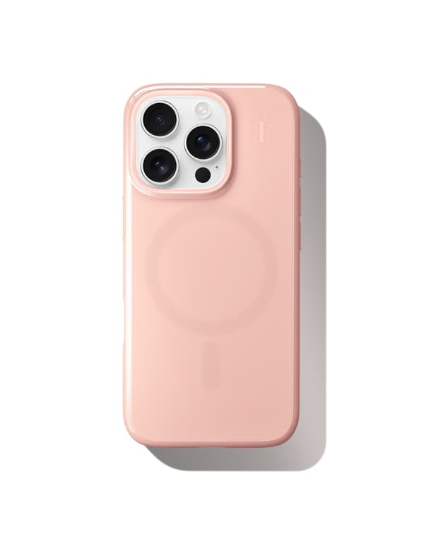 Slim Case MagSafe iPhone 16 Pro Max Glossy Blush Pink Rosa