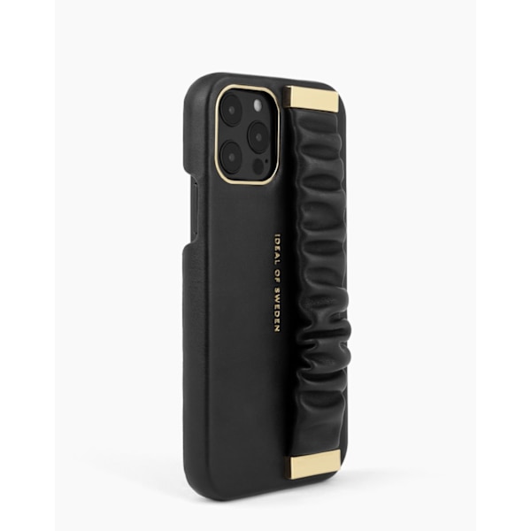 Statement Case iPhone 12 / 12 Pro Ruffle Noir Top Handle Black