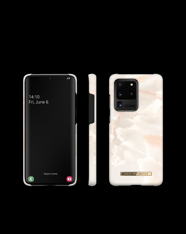Printed Case Galaxy S20 Ultra Rose Pearl Marble Pink