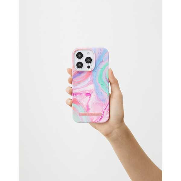 Printed Case iPhone 15 Pro Max Pastel Marble multifärg