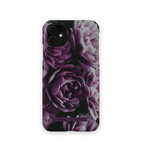 Printed Case iPhone 11 / XR Deep Purple Bloom