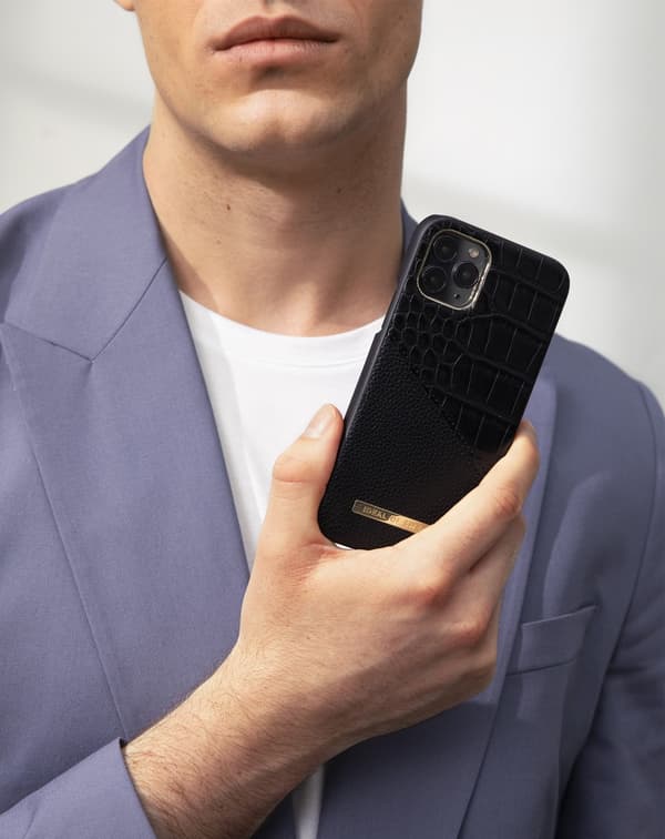 Atelier Case iPhone 12 / 12 Pro Nightfall Croco Black