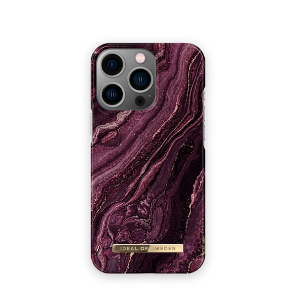 Printed Case iPhone 13 Pro Golden Plum Purple