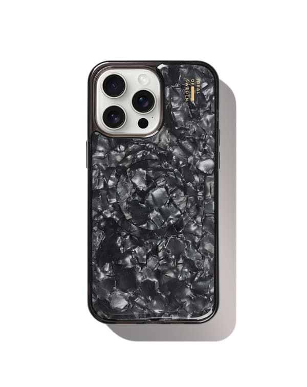 Pearlised Case MagSafe iPhone 15 Pro Max Black Svart