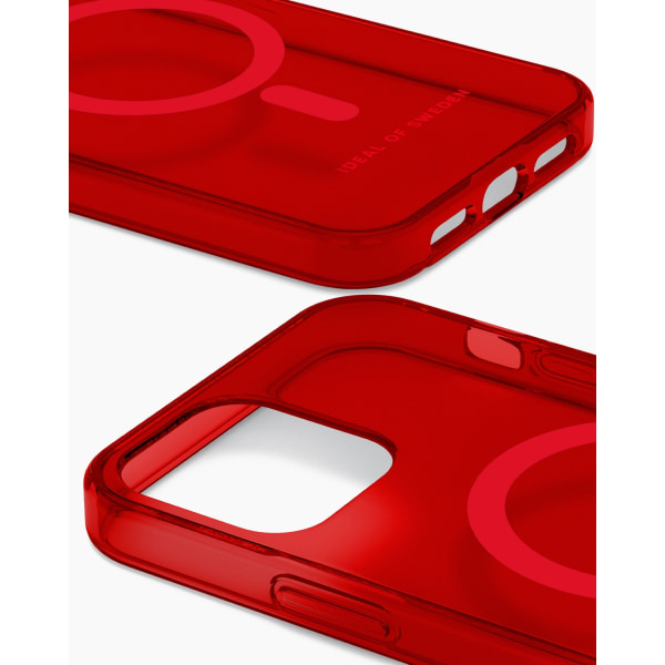 Clear Case MagSafe iPhone 12/12P Radiant Red Röd