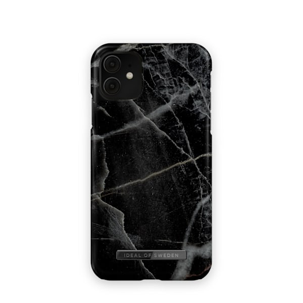 Printed Case iPhone 11 / XR Black Thunder Marble