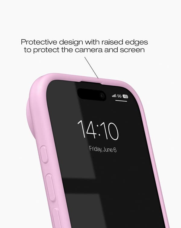 Silicone Case iPhone Air Bubblegum Pink Transparent