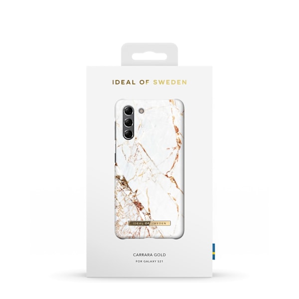 Printed Case Galaxy S21 Carrara Gold
