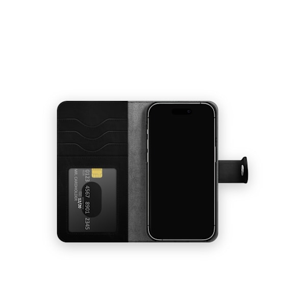 Magnet Wallet+ MagSafe iPhone 15 Black Svart