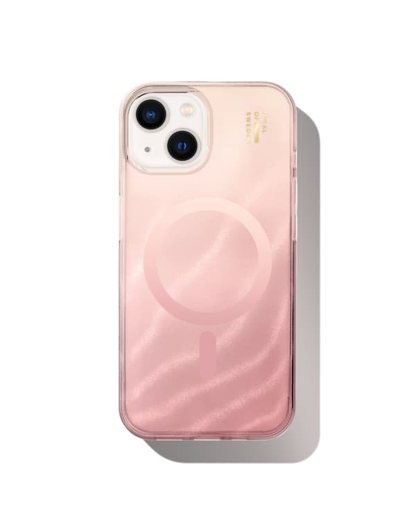 Clear Case MagSafe iPhone 13 / 14 / 15 / 16e / 17e Rose Blush Rosa