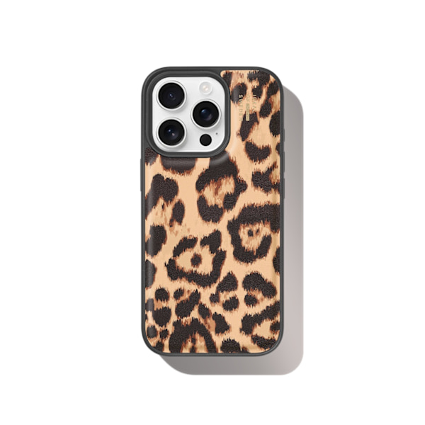 Vegan Leather Case MagSafe iPhone 16 Pro Timeless Leo multifärg