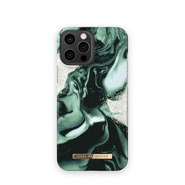Printed Case iPhone 12 Pro Max / 13 Pro Max Golden Olive Marble Green