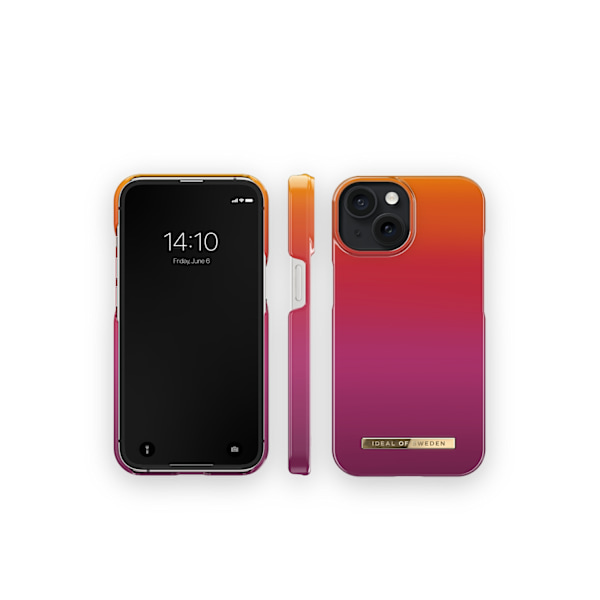 Printed Case iPhone 15 Vibrant Ombre Multicolor