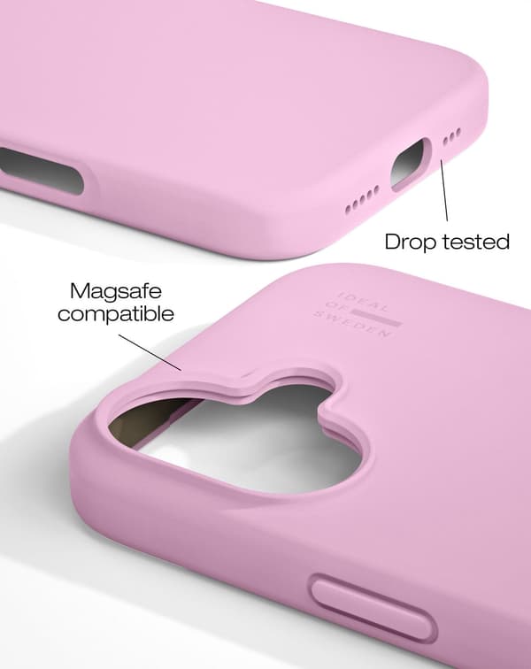 Silicone Case MagSafe iPhone 17 Bubblegum Pink Pink