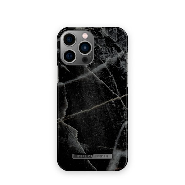 Printed Case iPhone 12 Pro Max / 13 Pro Max Black Thunder Marble Black