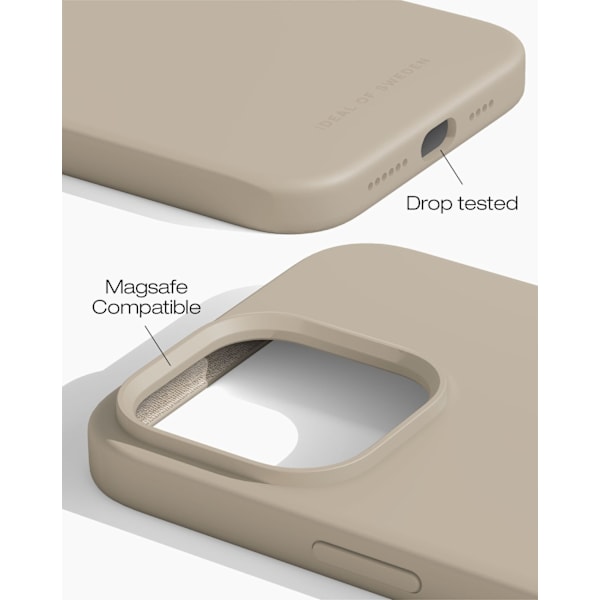 Silicone Case MagSafe iPhone 14 Pro Max Beige