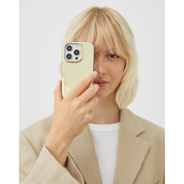 Mirror Case iPhone 15 Plus Mirror Gold Gold