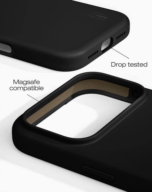 Silicone Case MagSafe iPhone 17 Pro Black Black