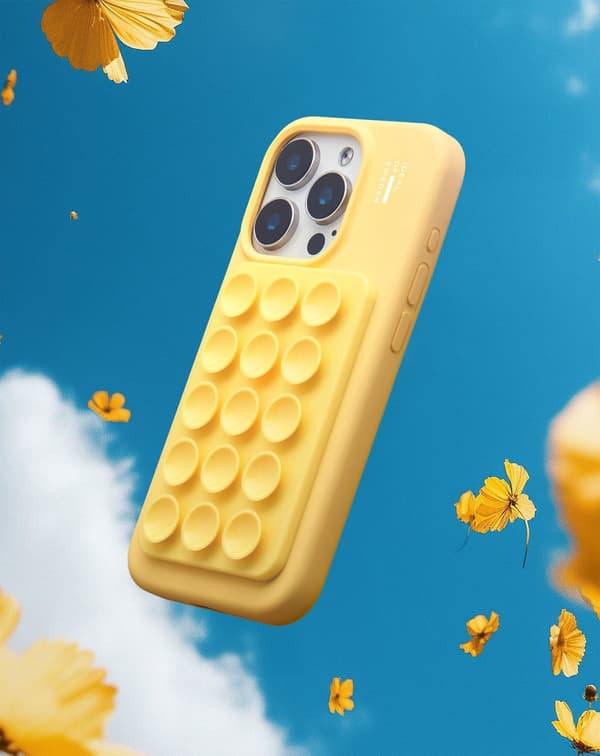 MagSafe Suction Phone Mount Soft Lemon Gul