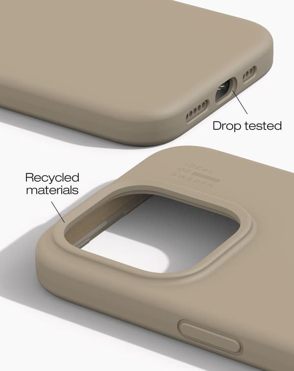 Silicone Case iPhone 15 Pro Perfect Beige Beige