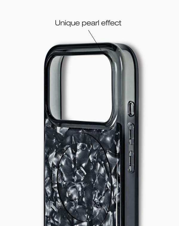 Pearlised Case MagSafe iPhone 17 Pro Black Svart