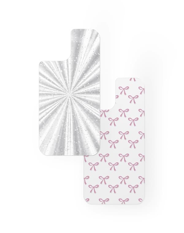 Print Pack iPhone 12 / 12 Pro / 13 / 14 / 15 / 16e / 17e Bow Fever Silver