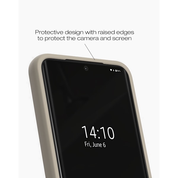 Silicone Case Galaxy S24P/S25P Beige