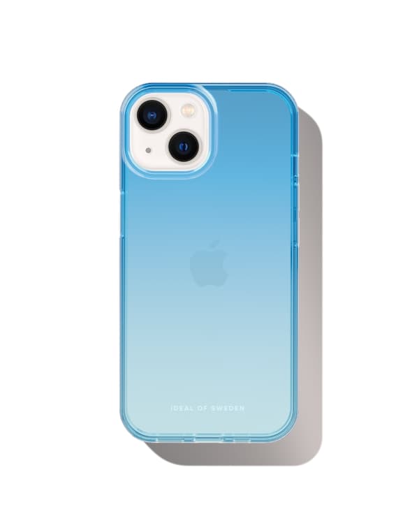 Clear Case iPhone 13 / 14 / 15 / 16e / 17e Light Blue Blue
