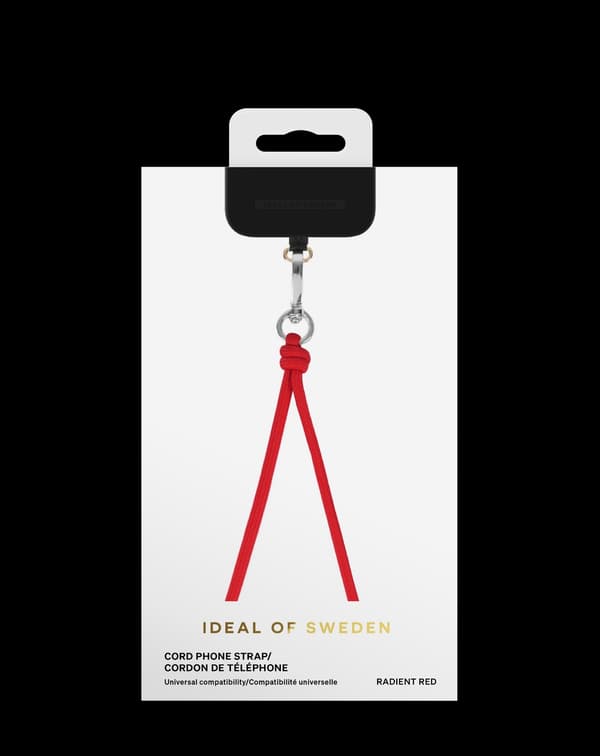 Cord Phone Strap Radiant Red
