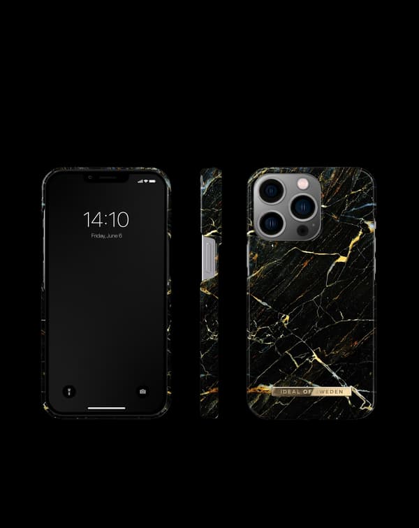 Printed Case iPhone 13 Pro Port Laurent Marble Black