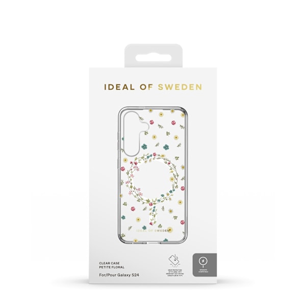 Clear Case MagSafe Galaxy S24 / S25 Petite Floral Transparent
