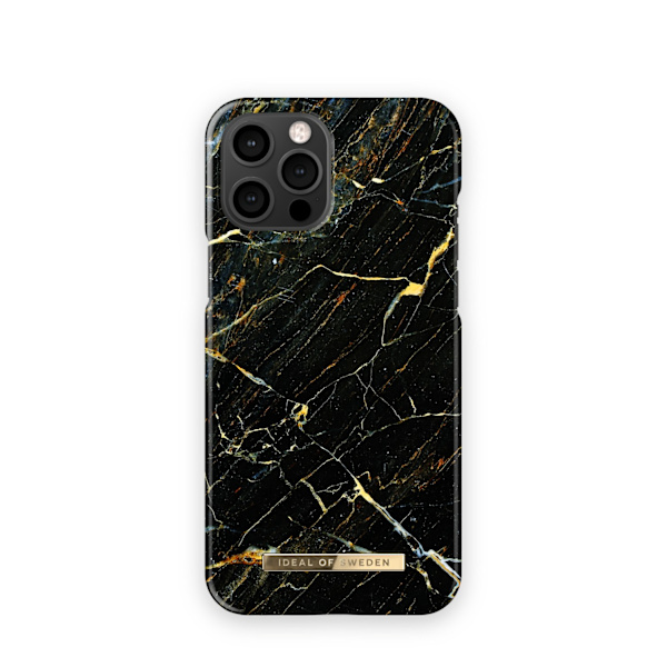 Printed Case iPhone 12 Pro Max Port Laurent Marble Black