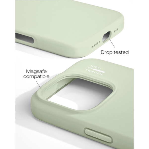 Silicone Case MagSafe iPhone 16 Pro Max Sage Green