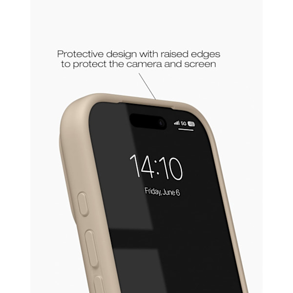 Silicone Case iPhone 17 Pro Max Perfect Beige Pink
