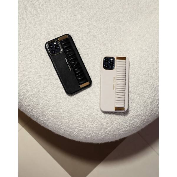 Statement Case iPhone 11 / XR Ruffle Noir Top Handle Black