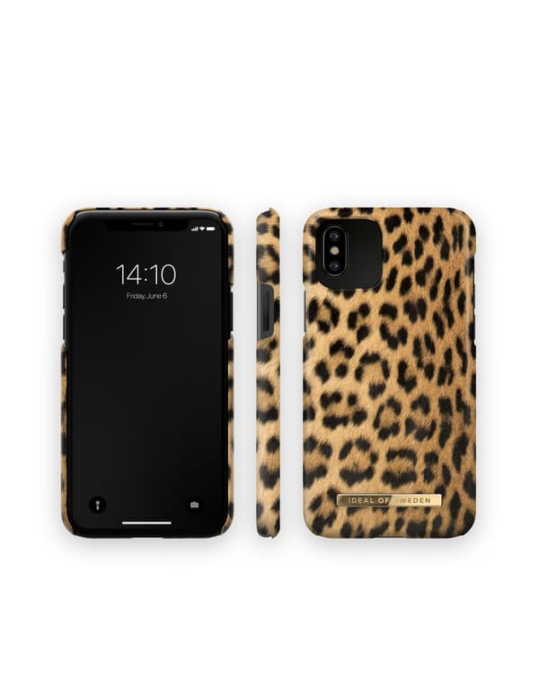 Printed Case iPhone 11 Pro / XS / X Wild Leopard Brown