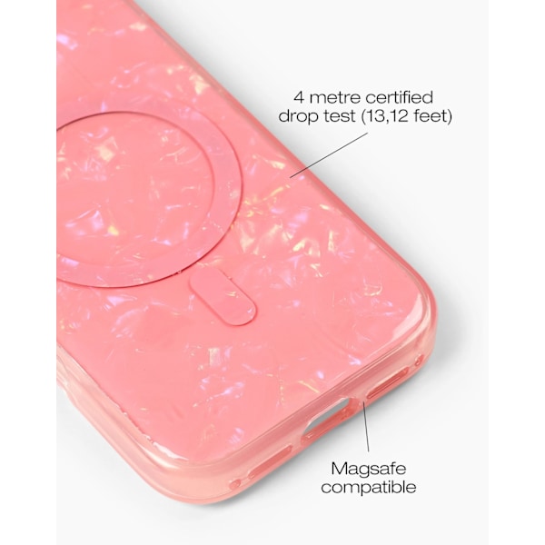 Pearlised Case MagSafe iPhone 16 Pro Max Pink