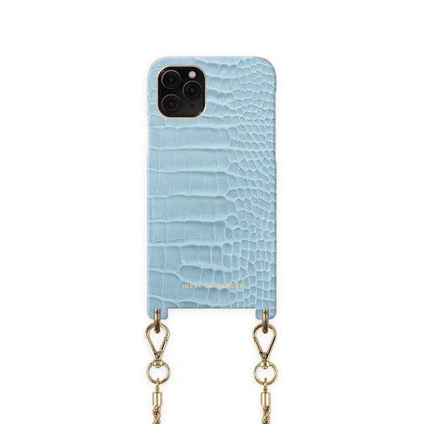 Atelier Necklace iPhone 11 Pro / XS / X Sky Blue Croco