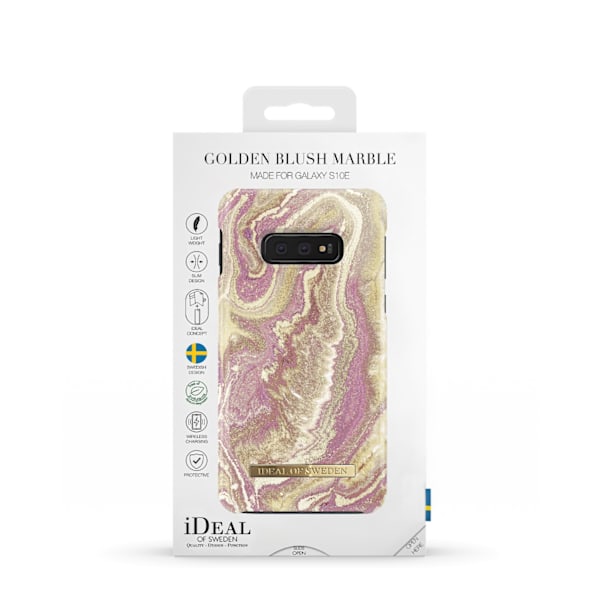 Printed Case Galaxy S10E Golden Blush Marble