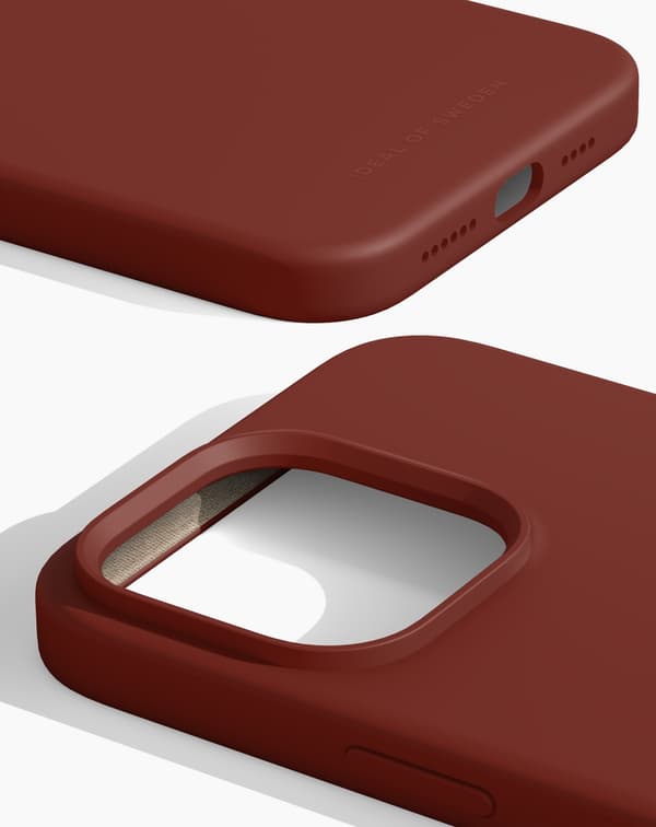 Silicone Case iPhone 14 Pro Max Dark Amber Brown