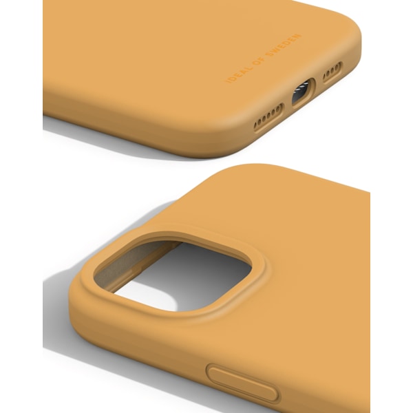 Silicone Case MagSafe iPhone 15 Plus Apricot